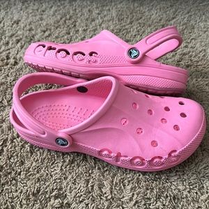 Pink baya crocs women’s size 9
